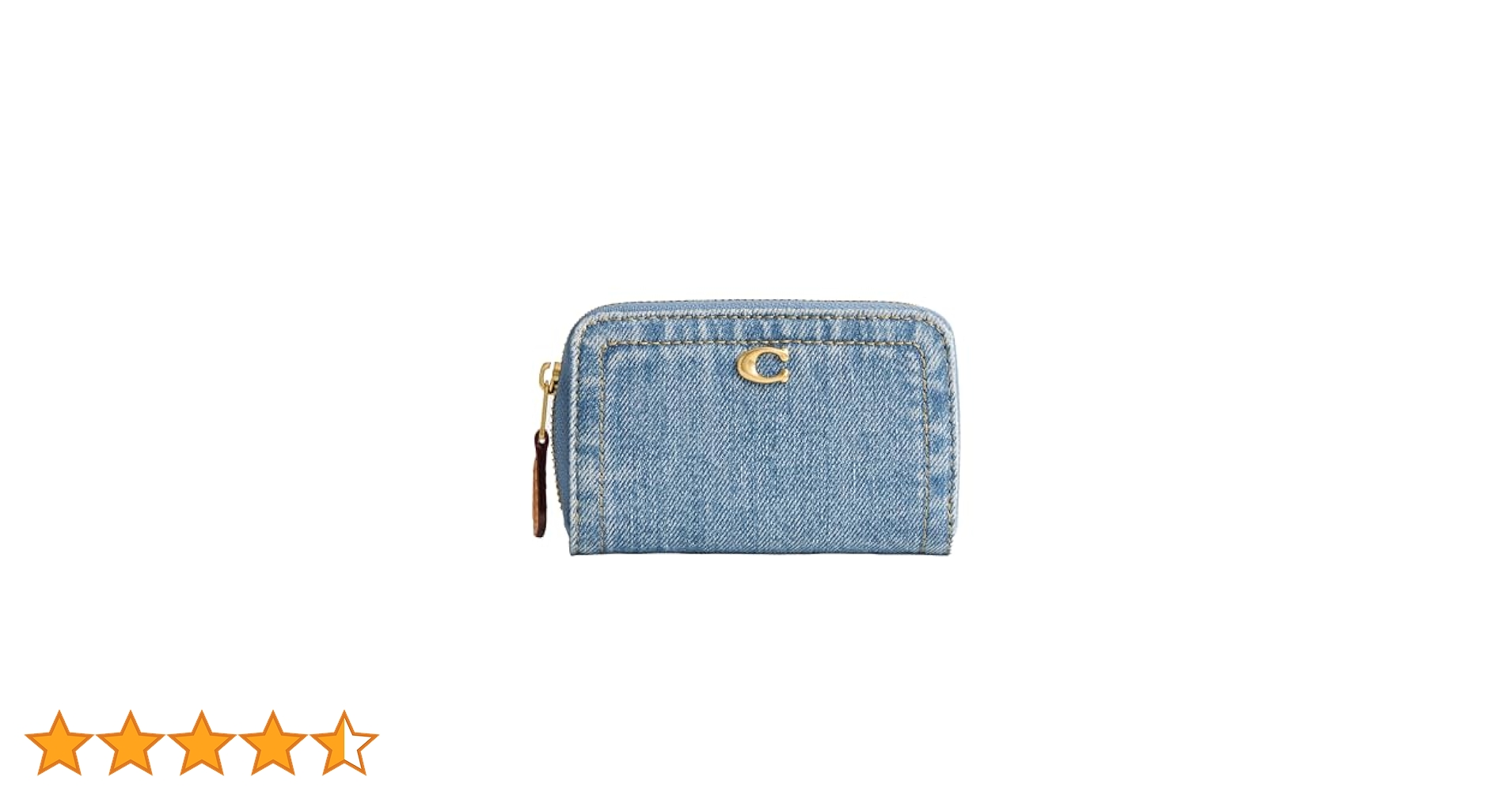 新品 coach ビジネス カード ケース デニム エッセンシャル ミニ ID カード ケース・シグネチャー デニム